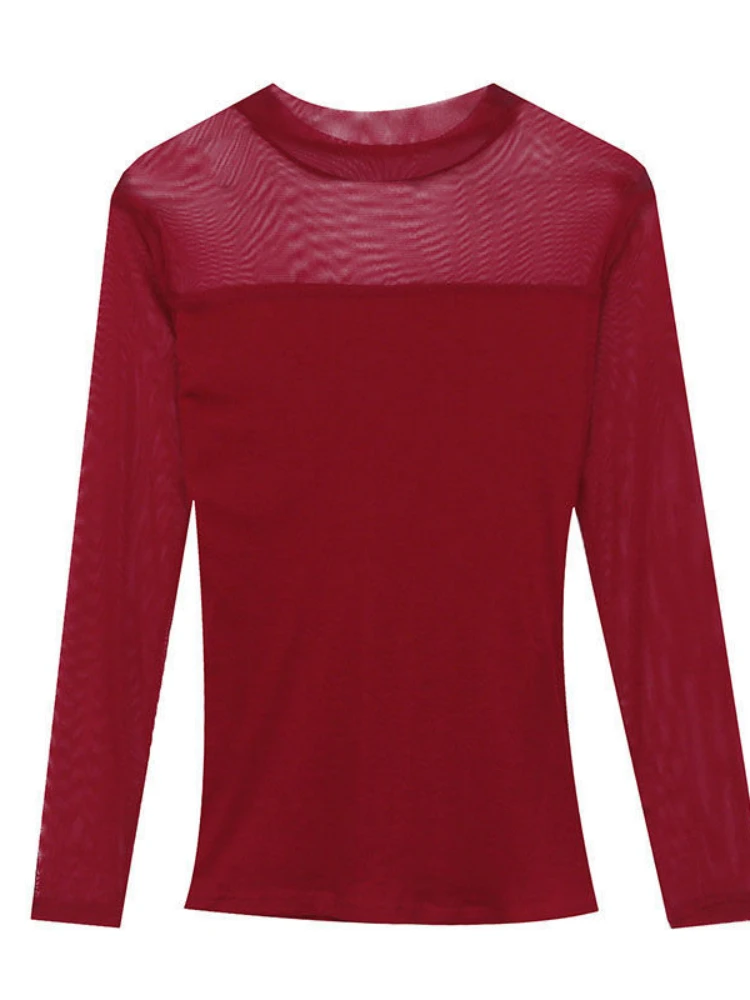 

Осень-зима 2022, женские блузки с открытой спиной, рубашка, популярная женская теплая нижняя рубашка, новая женская футболка, топ T347