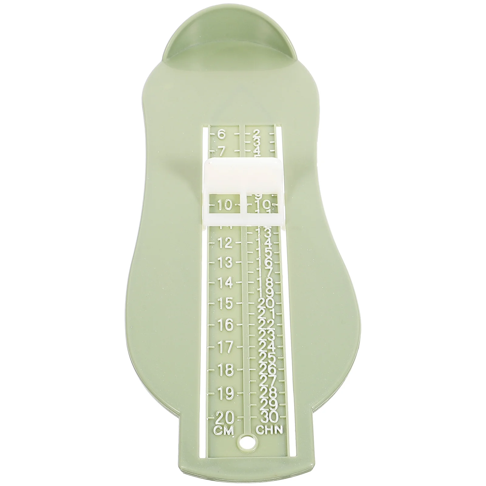 Измеритель стопы для малышей инструмент измерения размера обуви линейка (синий)