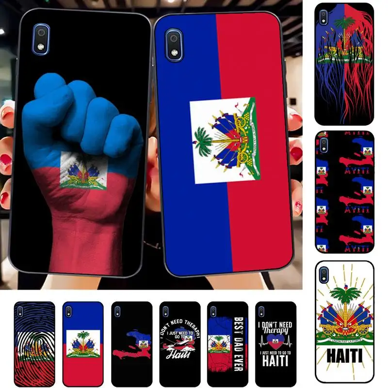 

Haiti Haitian Flag Phone Case for Samsung A51 01 50 71 21S 70 31 40 30 10 20 S E 11 91 A7 A8 2018