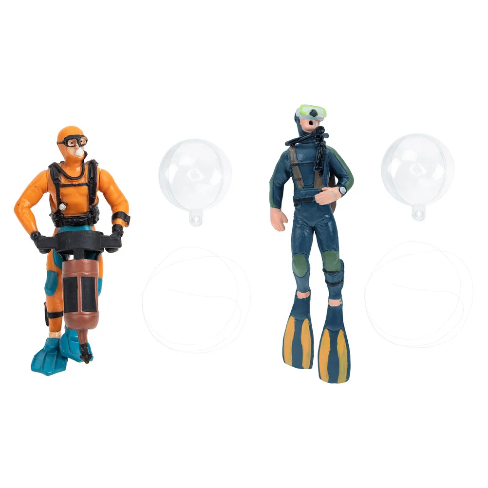 

Diver Aquarium Tanktreasure Ornament Figurine Floating Figure Decordecoration Accessories Seeker Hunter Household Modelstoy