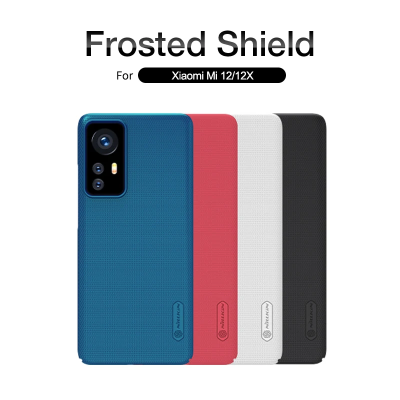 Xiaomi Case for Xiaomi Mi12 Pro Nillkin Frosted Shield PC Hard Back Case for XiaoMi Mi 12 Pro 12X 5G Cover