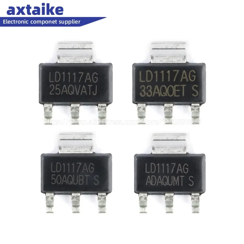 20 шт., LD1117AG, фотолампа, фотолампа, фотосессия 223, низкий линейный регулятор, чип IC
