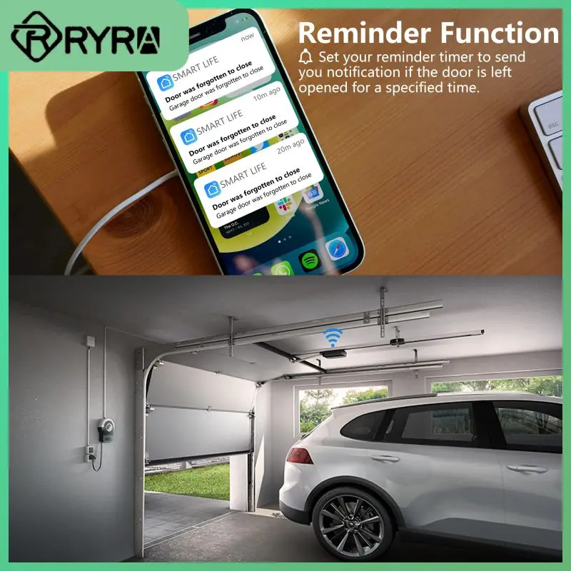 

Universal Wifi Smart Garage Door Switch Widely Compatibility Smart Wi-fi Garage Door Remote Control Remote Control Voice Control