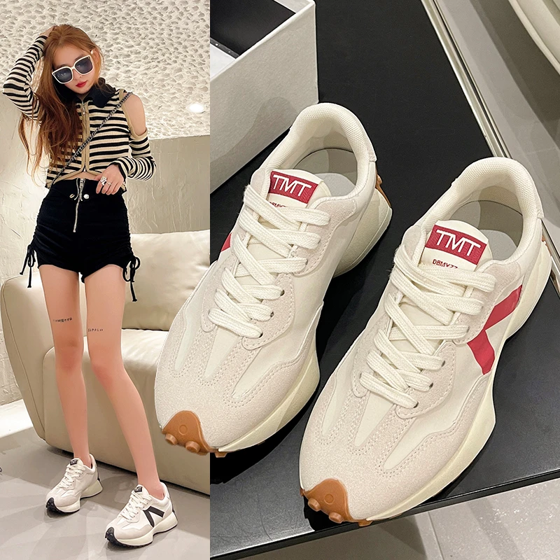 2023 new Spring Women's Fashion Outdoor Sports Shoes Skateboarding Lightweight Breathable Mesh Fitness Running Casual Shoes