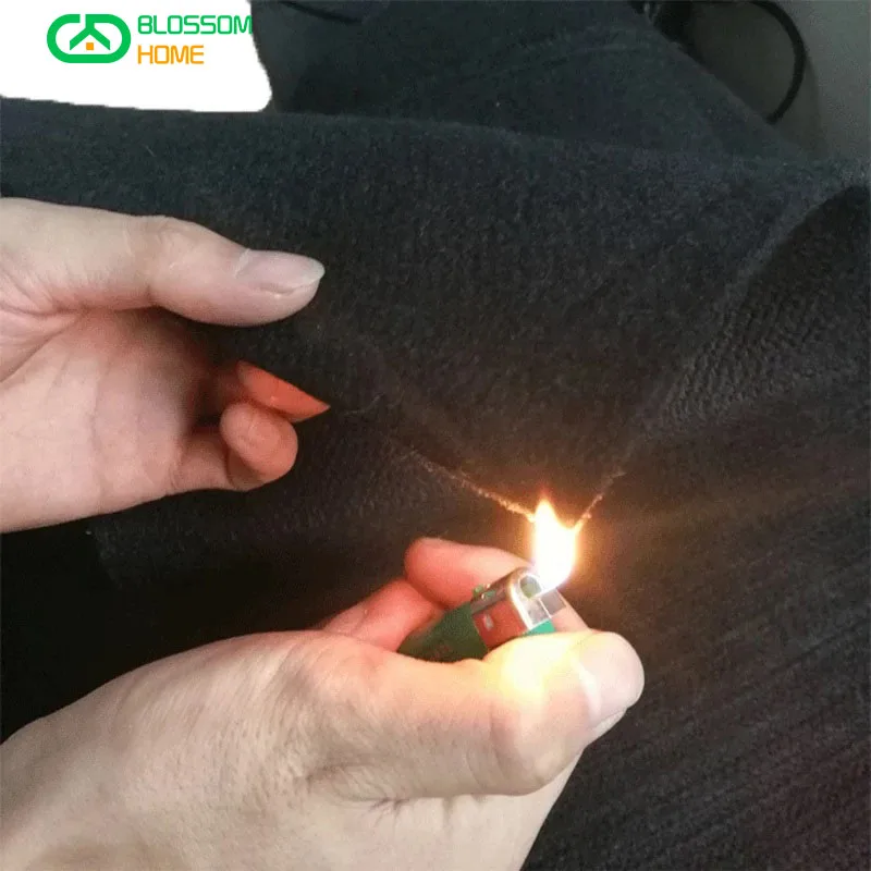 Non-woven Fabric High-oxygen Flame-retardant Thermal Insulation Pre-oxidized Fiber Thermal Insulation Black Felt Cloth Thick 2mm