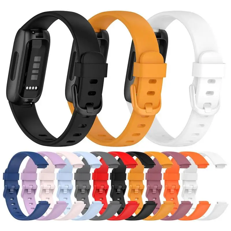 Фото Модный силиконовый ремешок для Fitbit Inspire 3, новинка, спортивные ремешки унисекс, браслет, Аксессуары Для Fitbit Inspire 3 №2