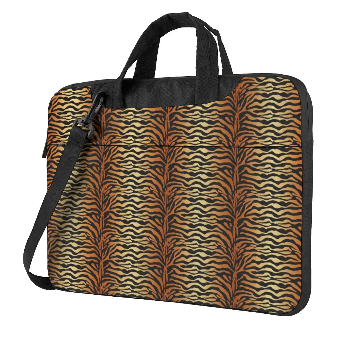 

Tiger Print Laptop Bag Animal Black Stripes For Macbook Air Pro Xiaomi Lenovo Asus Stylish Shockproof Case 13 14 15 15.6 Pouch