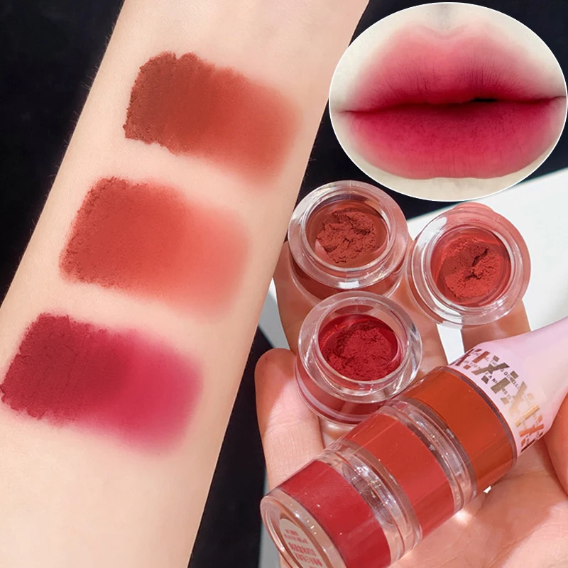 3 в 1 матовая баночка для губ цвета