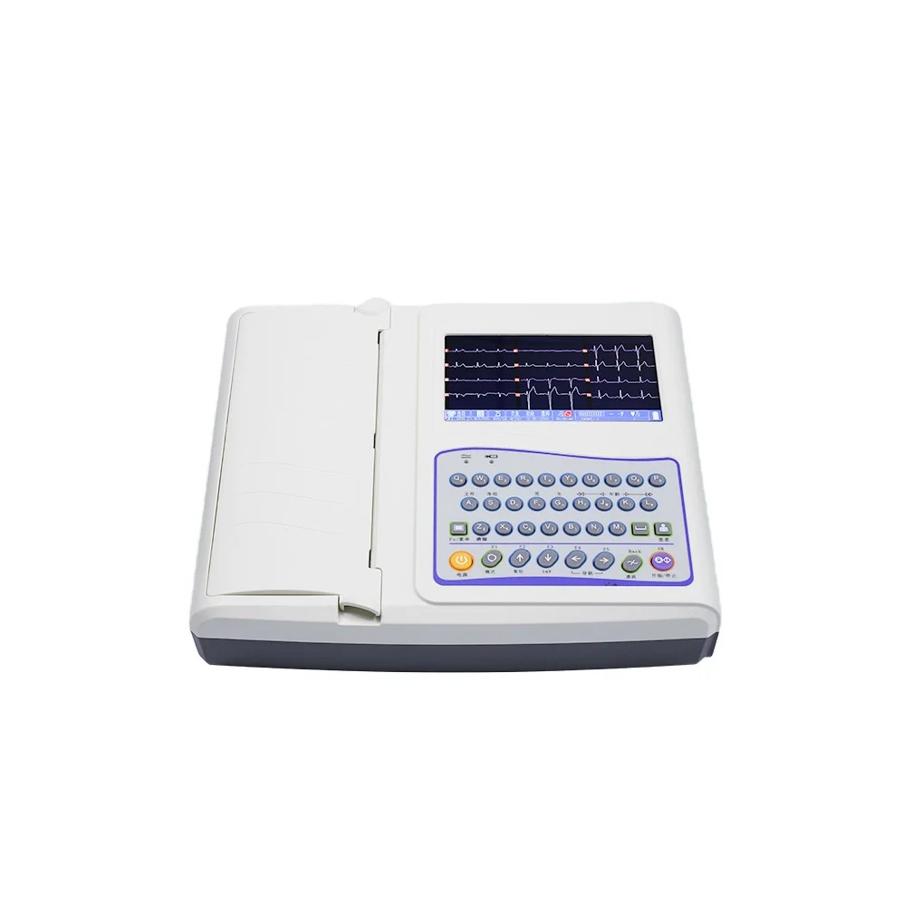 

Wh-13 Medical Portable Ecg Machine With Analyzer 3 6 12 Channel Pathological Analysis Equipments Holter Ecg 12 Leads Device