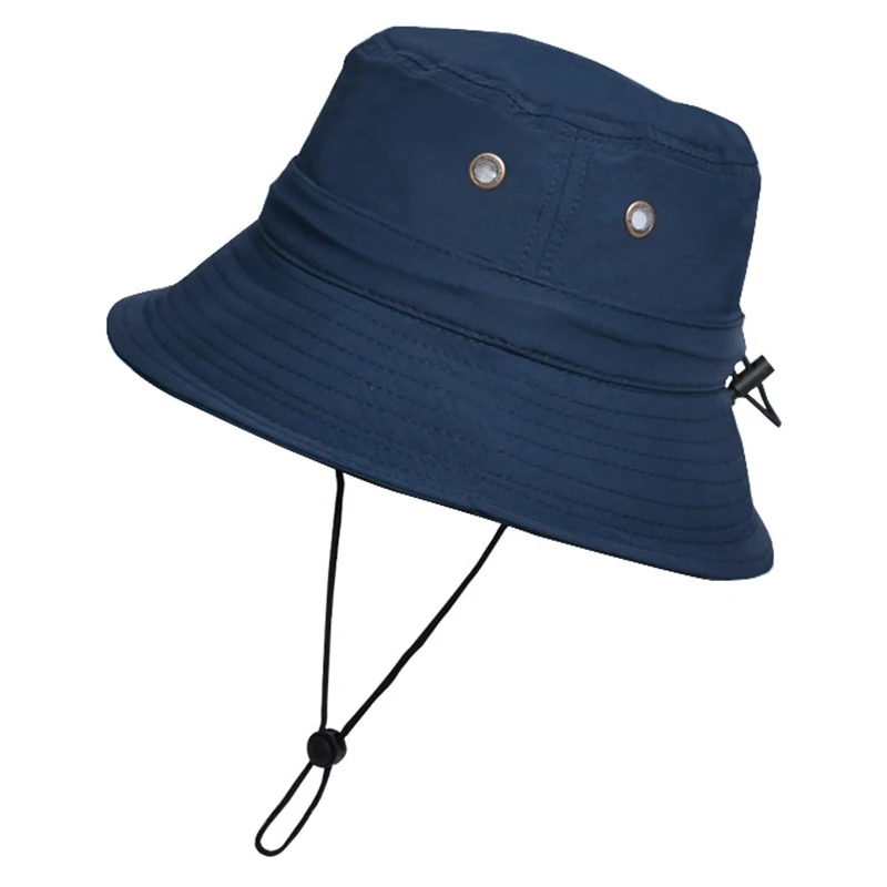 Outdoor Camping Hat Men Women Fashion Breathable Bucket Hat Quick-Drying Folding Fishing Cap Summer Hiking Sun Protection Cap
