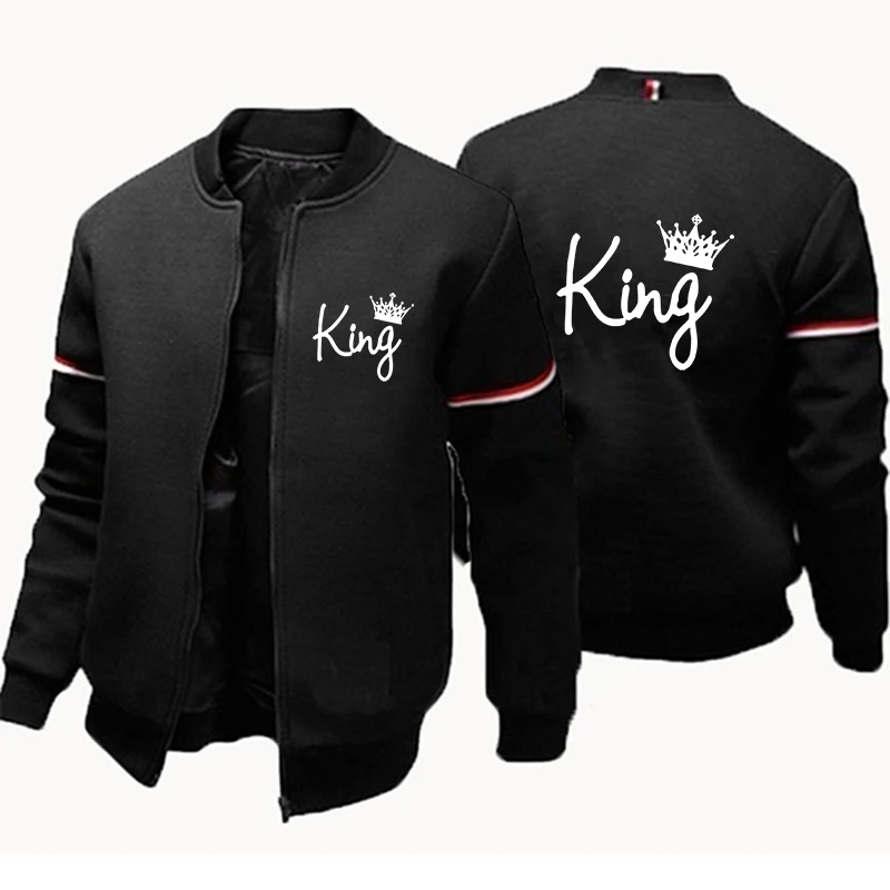 

Новинка 2022, мужская куртка с длинным рукавом, весна-осень, повседневная спортивная толстовка с воротником-стойкой, свитер на молнии, пальто, ...