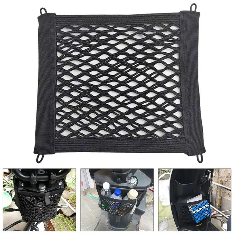 

Motorbike Bungee Cargo Net Heavy Duty Trunk Storage Mesh Net Universal Flexible Mesh Cargo Net Car Luggage Net For Bike Scooter