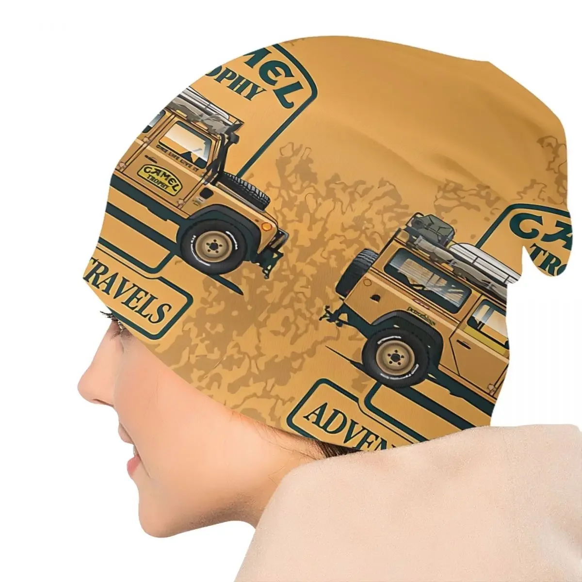 Персонализированные шапки Camel Trophy Skullies для мужчин и женщин унисекс трендовая
