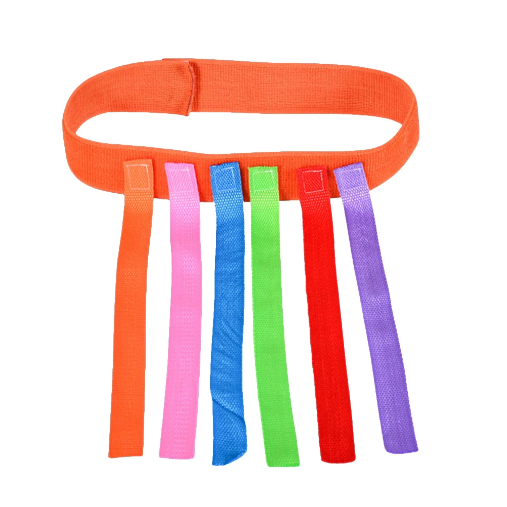 

Game Tail Catch Belt Toy Kid Belts Outdoor Chasing Kids Games Rainbow Sensory Ribbons Montessori Toys Ribbon Vest Dance