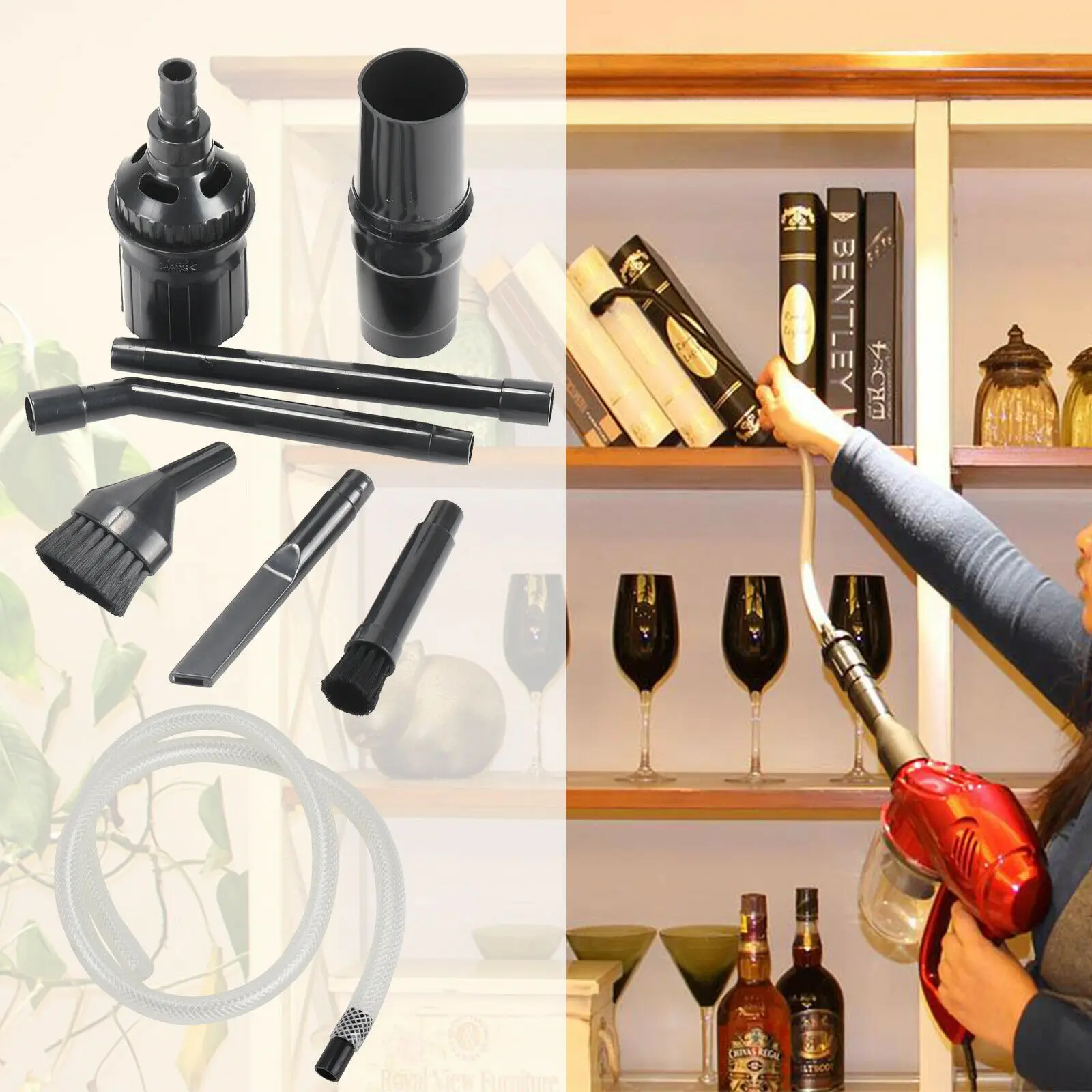 

Car Dashboard Valeting Vacuum Cleaning Mini Attachments Kit for Henry Hoovers uk