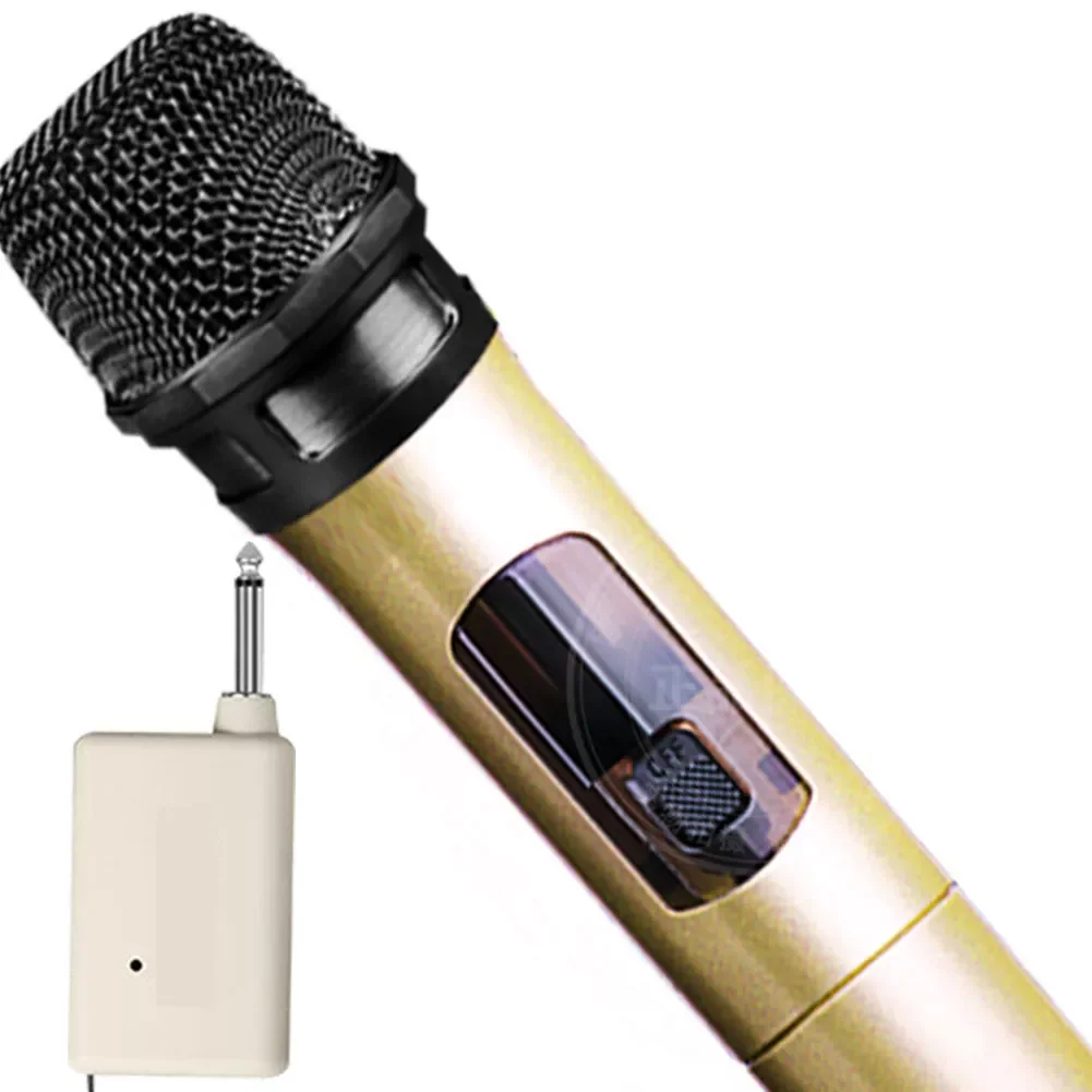 Беспроводной уличный ручной микрофон с питанием от батарейки для вечеринок