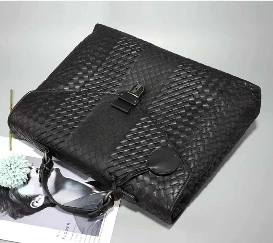 New B Brand Business Briefcase Bag Genuine Leather Office Bag Large Capacity High Quality Business Handbag Messenger Bags