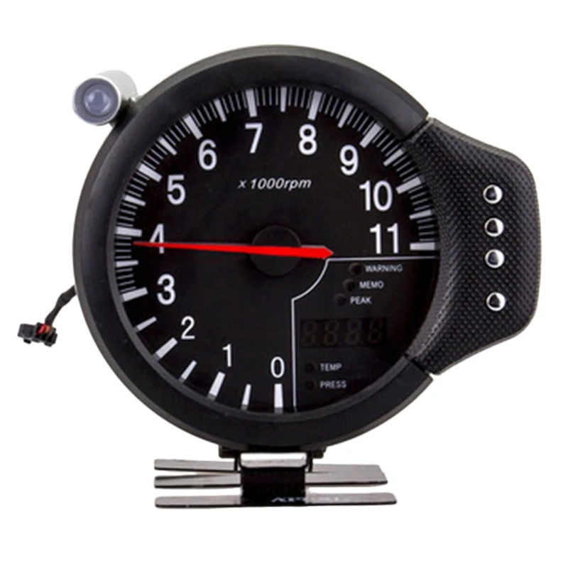 

5 Inch 3 In1 Multi-Function 1 To 8 Cylinder Car Tachometer Oil Temperature And Water Temperature Pressure Gauge