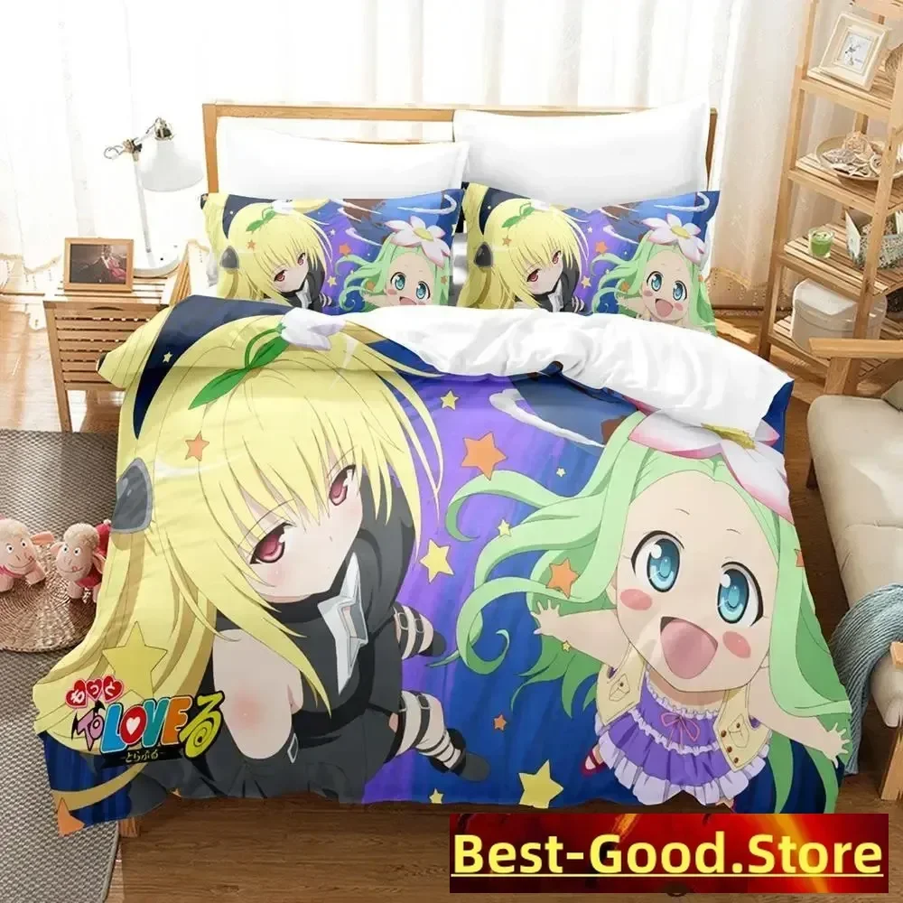 2023 To Love Ru Комплект постельного белья Single Twin Full Queen King Size для взрослых и детей