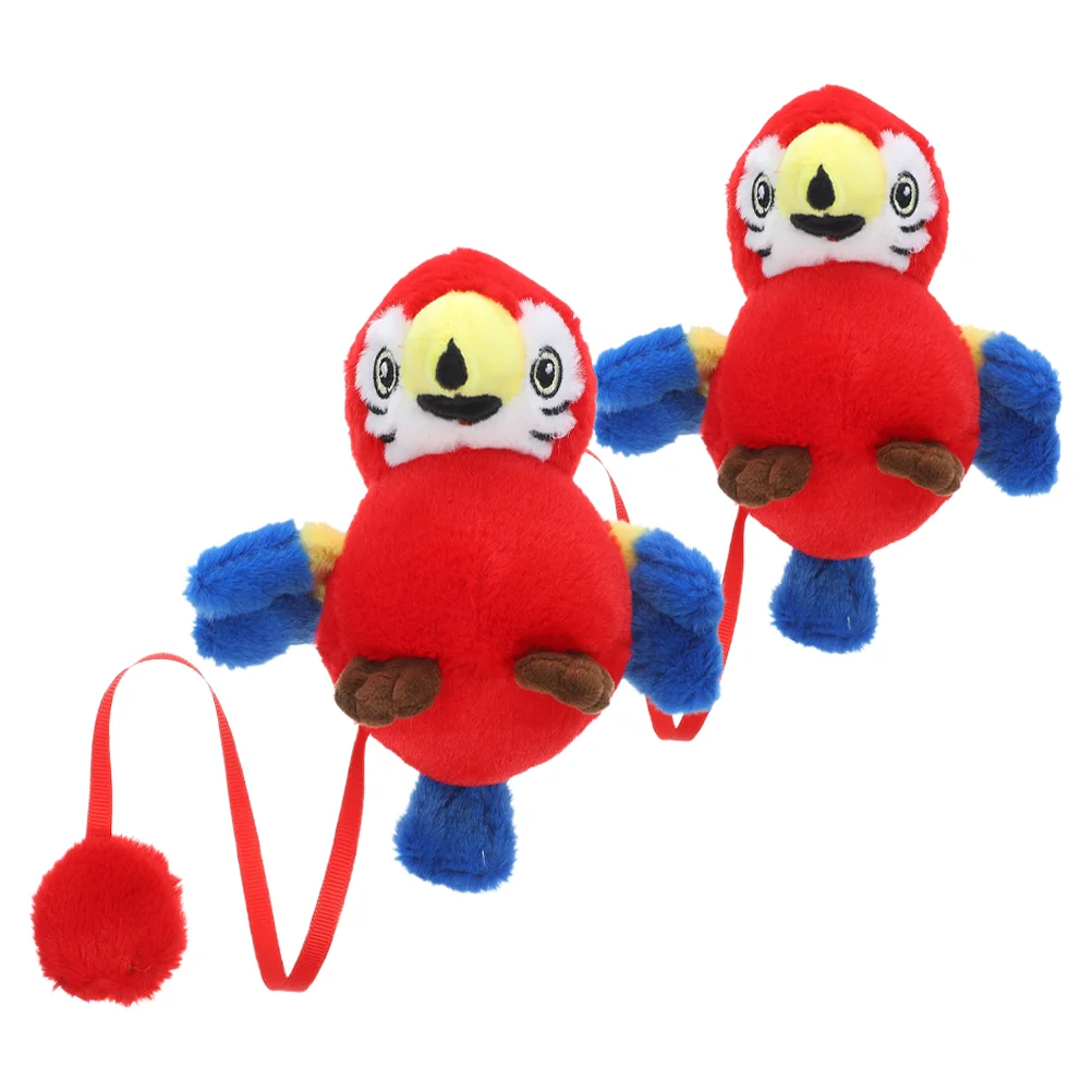 2 шт. плюшевый стоячий попугай детский пиратский костюм имитация костюмов плечо