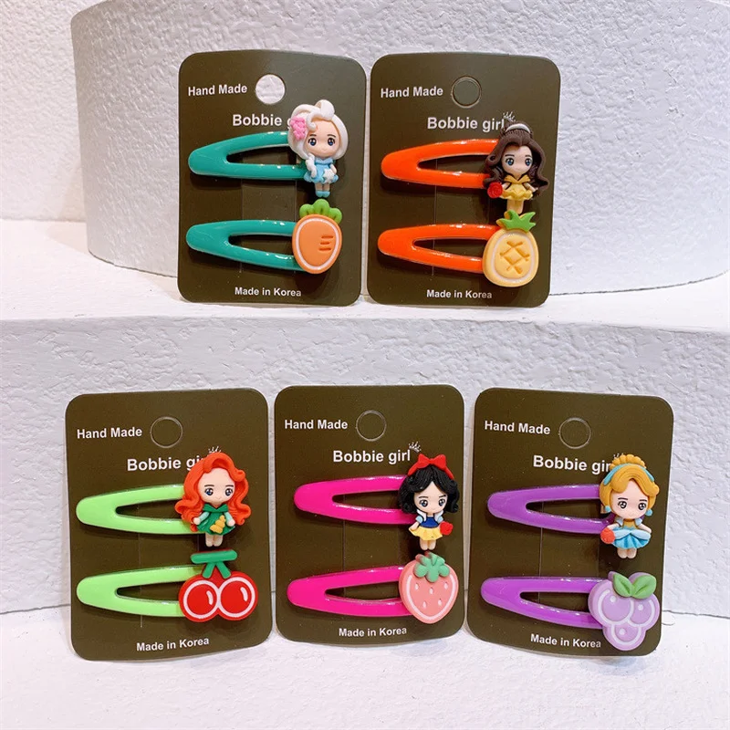 

2 шт., детские заколки для волос в виде клубники