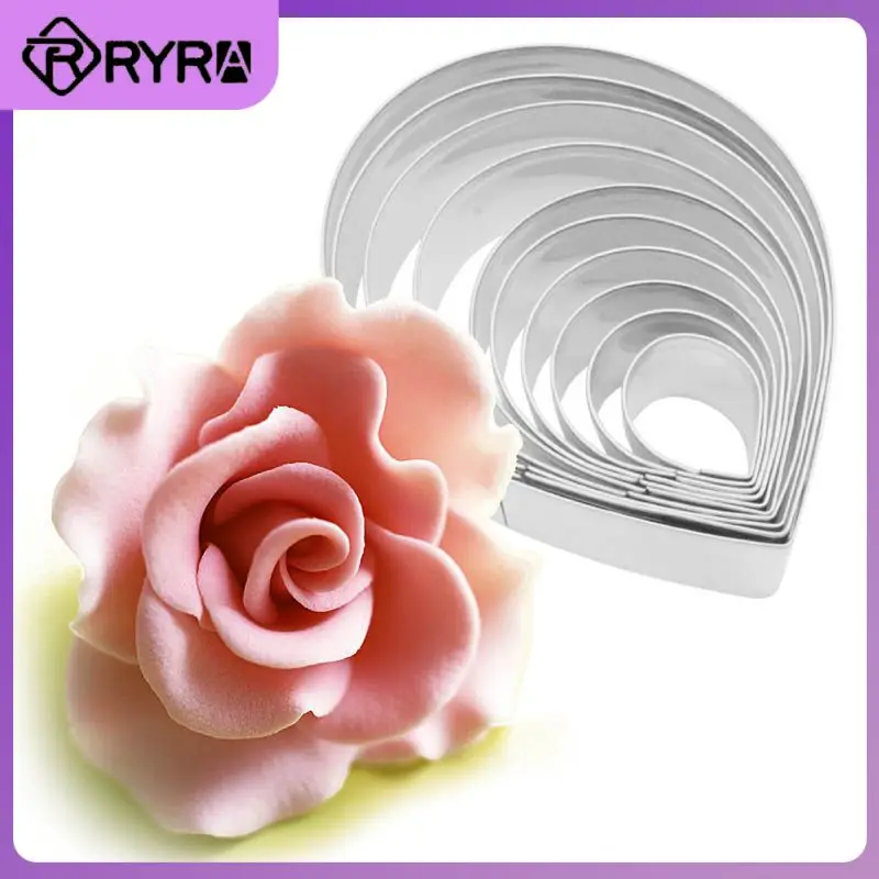 

3/10PcsCalla Lily Flower Metal Cookie Cutter Mold Fondant Cake Sugar Craft Pastry Paste Icing Cutting Decoration Baking Tools