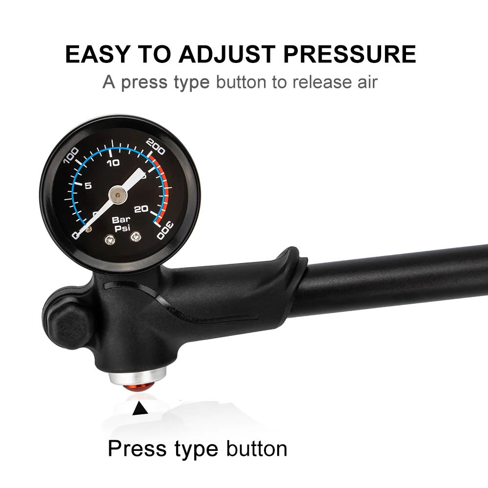 Велосипедный насос ZTTO высокого давления воздушная вилка для подвески велосипеда