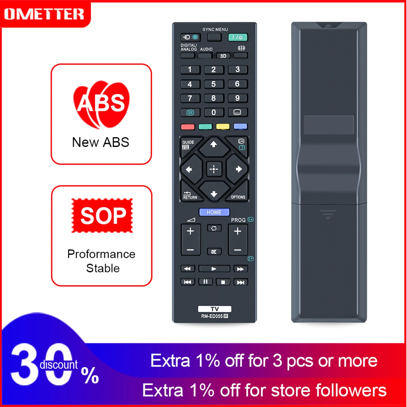 RM-ED055 сменный пульт дистанционного управления RMED055, сменный пульт дистанционного управления, подходит для Sony LED LCD TV RM ED055, пульт дистанционного управления
