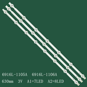 630mm A1 A2 LED Backlight Strips for LG 32  TV 6916L-1440A 6916L-1439A 32LN540U-ZA 32LA621V LC320DUE-SFR1 LC320DXE-SFR1 32LN5400