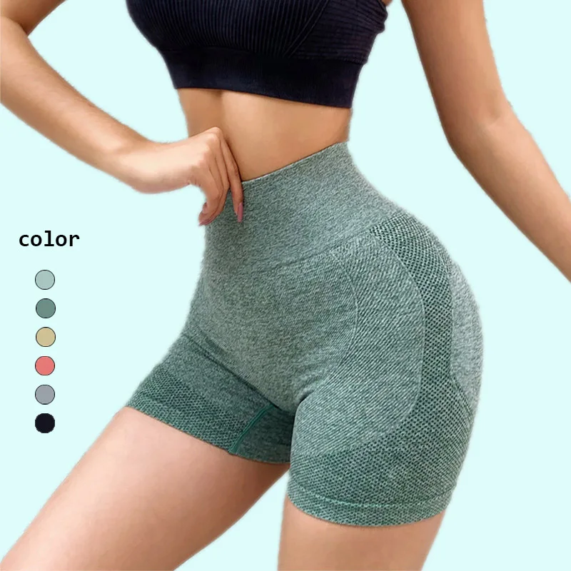 

Women Sports Yoga Shorts For Women New Cycling Jogging Fitness High Waist Push Up Gym Shorts Leggings Women Yoga Clothing New