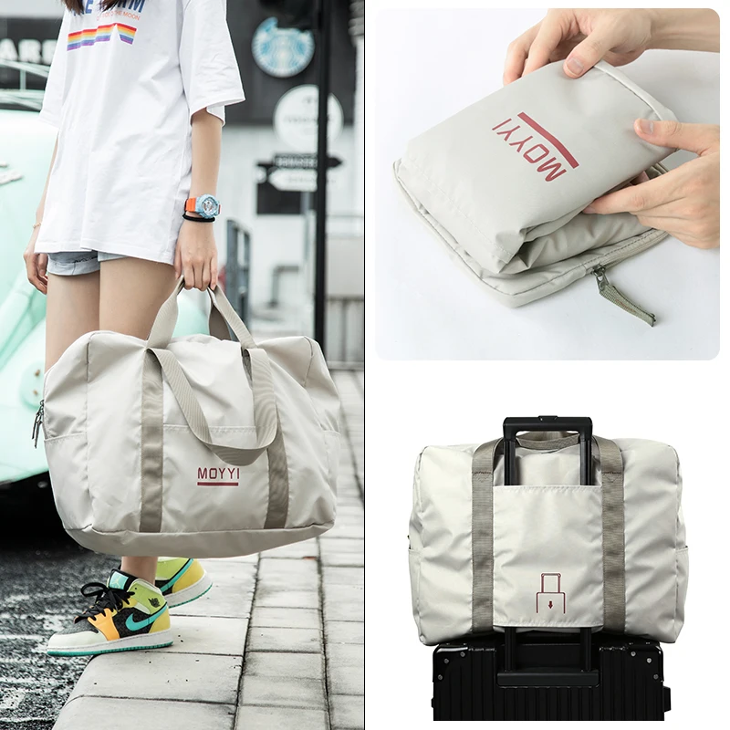 2022 Large Capacity New Nylon Foldable Travel Bags Unisex  Bag Luggage Women WaterProof Lightweight Vintage Handbags