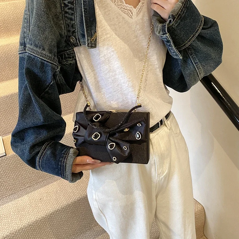 Левая сторона мини-сумка на плечо с верхней ручкой женские сумки 2024 корейская