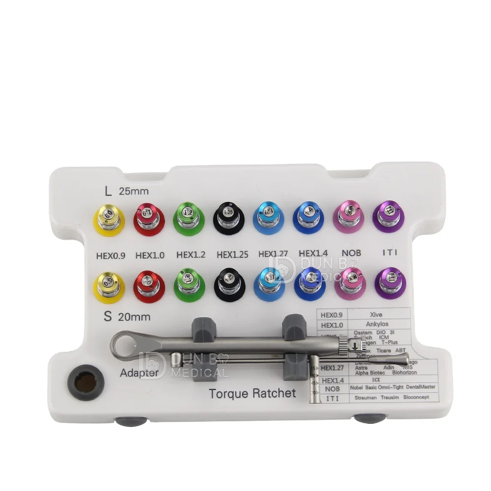 Универсальный набор для хирургического комплекта динамометрический ключ и 16
