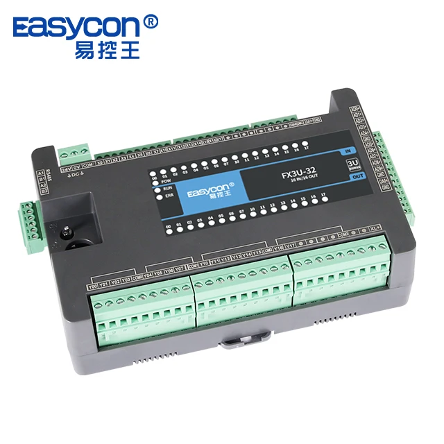 

FX3U-32MT/MR/MRT-10AD-2DA Easycon программируемый логический контроллер PLC FX3U