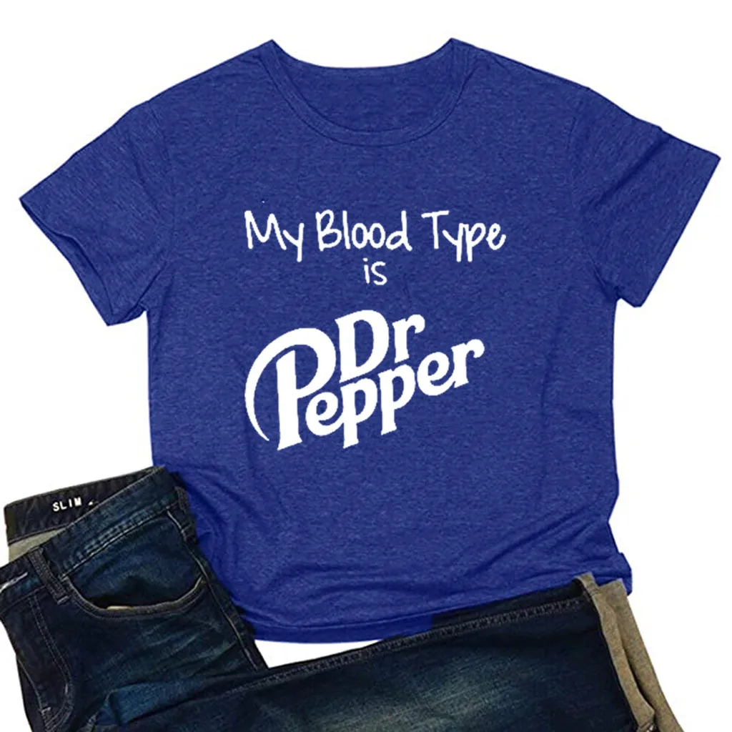 Женская футболка с коротким рукавом круглым вырезом и надписью |