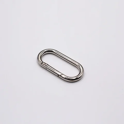Mola oval o anel de bolsa de couro anel bola de fivela de fivela de fivela de teclado colarinho de cão de cães de cano de cano de gabinete diy bolsa
