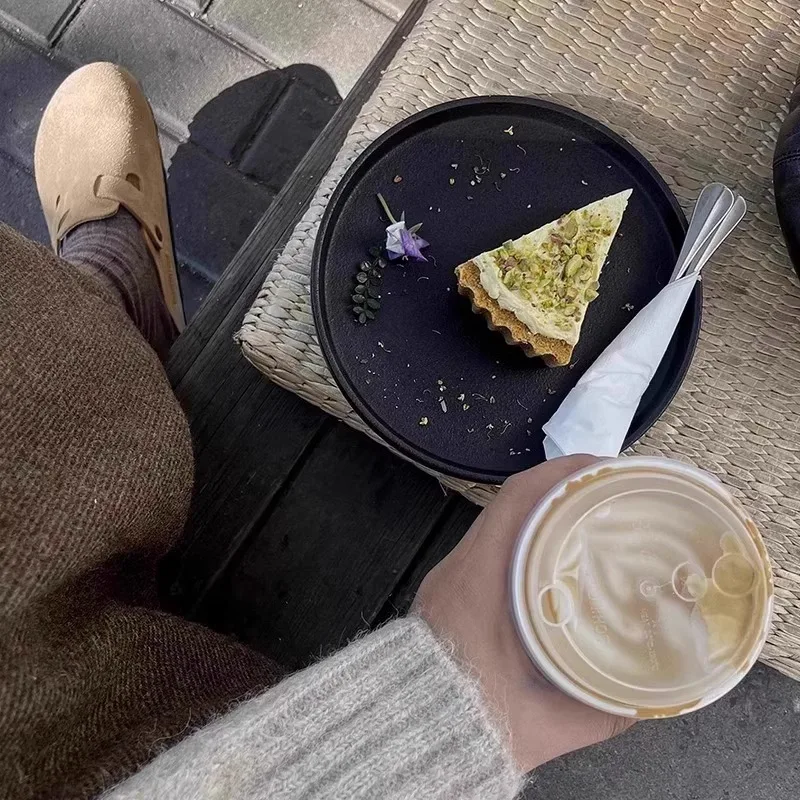 Туфли с закрытым носком низкие женские тапочки на мелкой подошве 202 резиновая