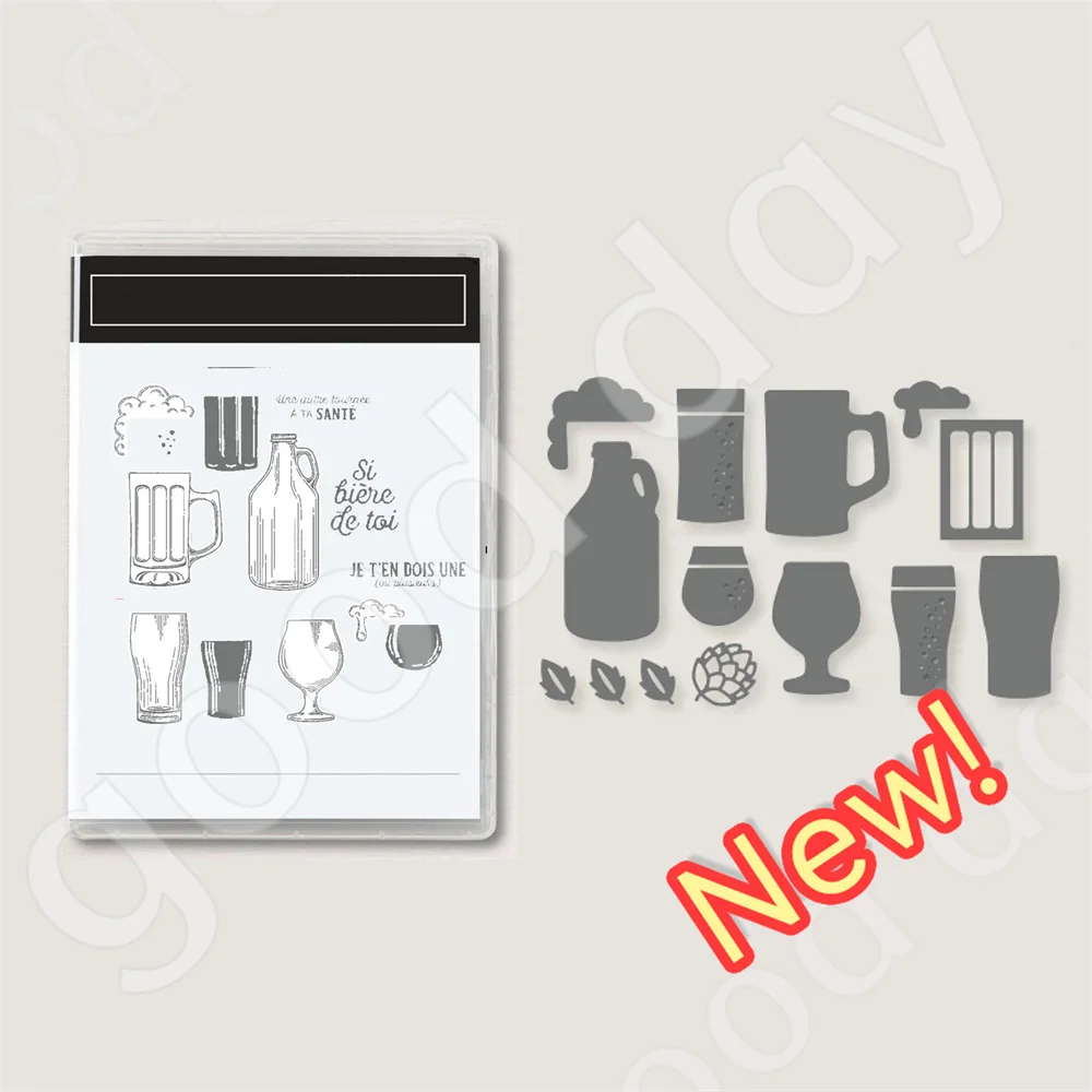 

Arrival Newnice Looking Cups for Different Purposes Metal Cut Dies and Stamps Diy Scrapbook Card Paper Cards Handmade Album 2022