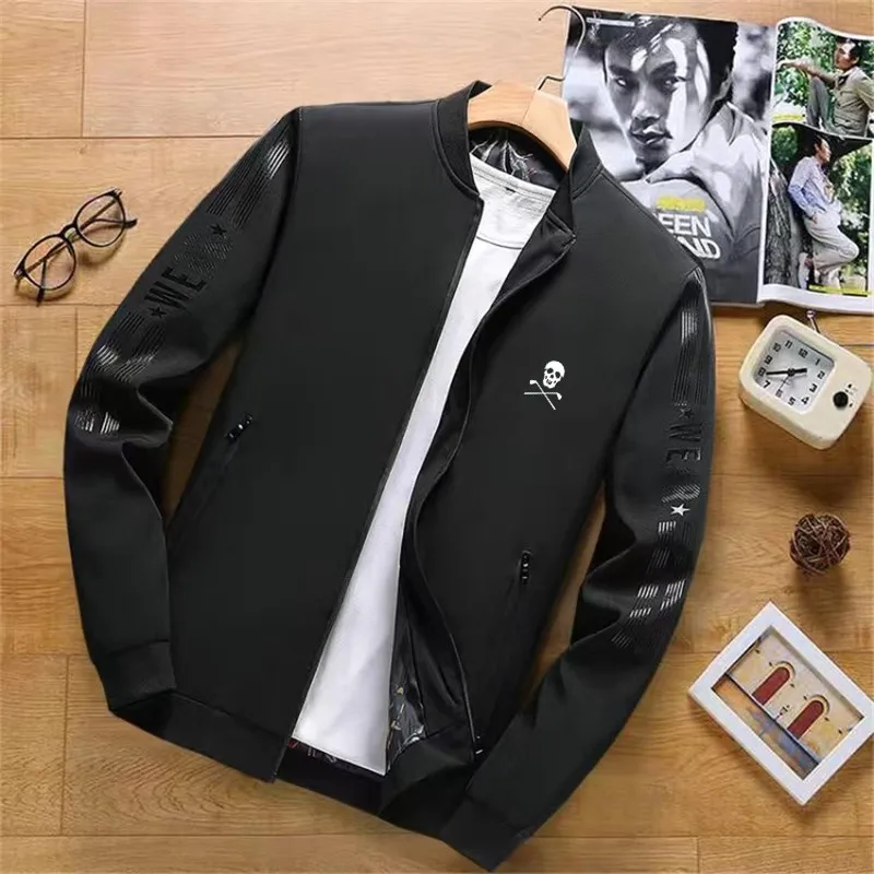 Мужская одежда для гольфа большого размера 7xl 8xl тонкие куртки пальто корейская