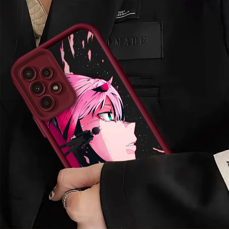 Аниме D-Darling F-Franxx 02 для Samsung A73 A71 A54 A53 A52 A51 A33 A32 A21S A14 A13 A12 A25 A04 A05