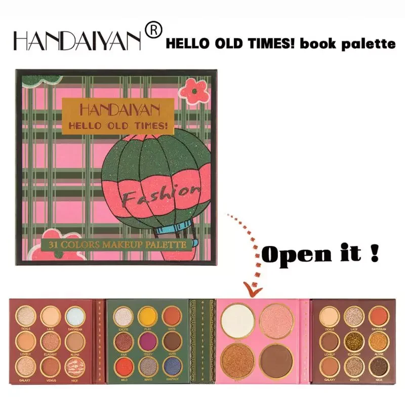 

NEW2023 31 Colors Eyeshadow Palette Pearly Glitter Shimmer Eye Shadows Matte Pigmented Long Lasting Women Makeup Cosmetics Maqui