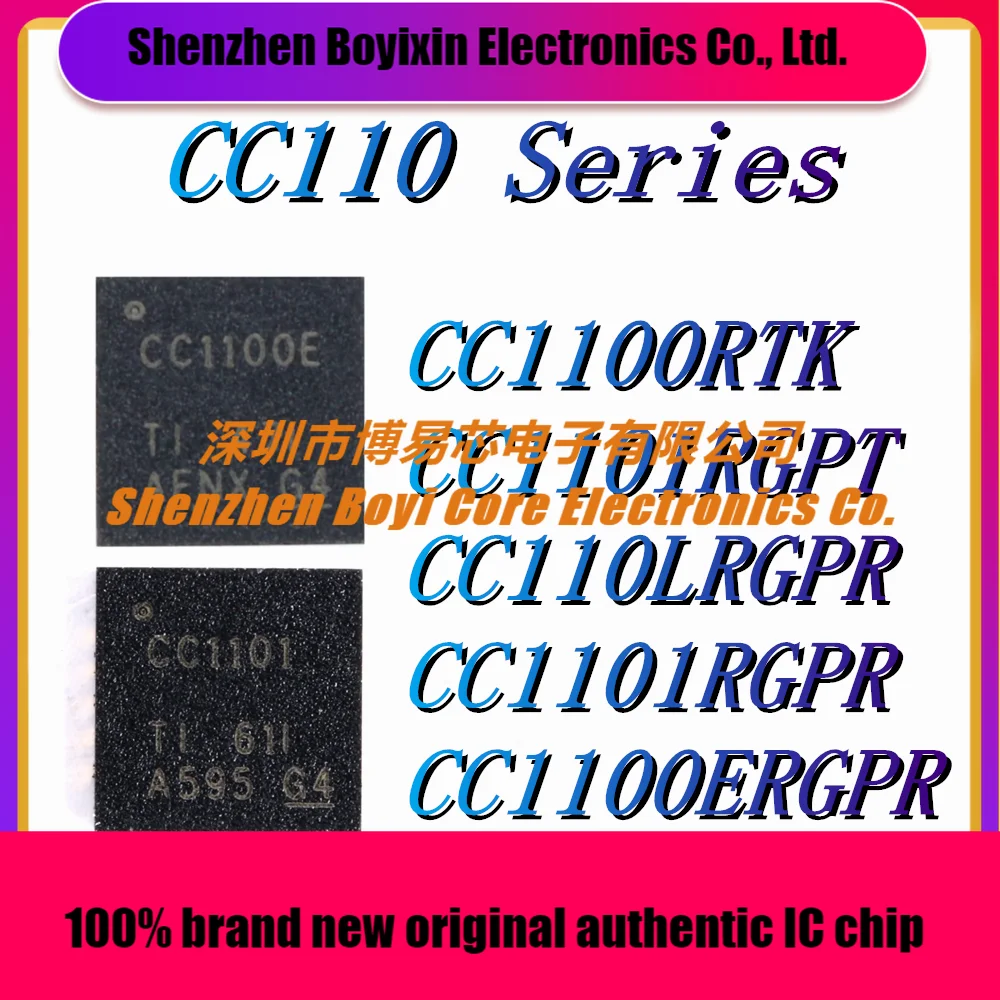 CC1101RGPR CC1100ERGPR CC110LRGPR CC1101RGPT CC1100RTK посылка новая Оригинальная Подлинная Беспроводная Фотографическая микросхема