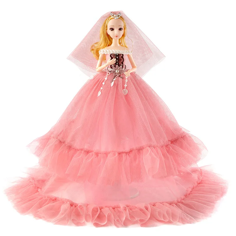 Кукла Барби 40 см модная вечерние ринки свадебного платья макияжа принцессы