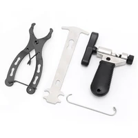 bicycle chain disassembly tool set bike link plier chain breaker splitter tool chain checker premium tool kit for cyclists
