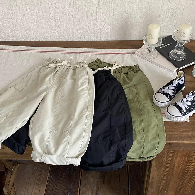 

Брюки для мальчиков лето 2023 детская одежда новые брюки летняя одежда для маленьких детей спортивные брюки комбинезоны для мальчиков