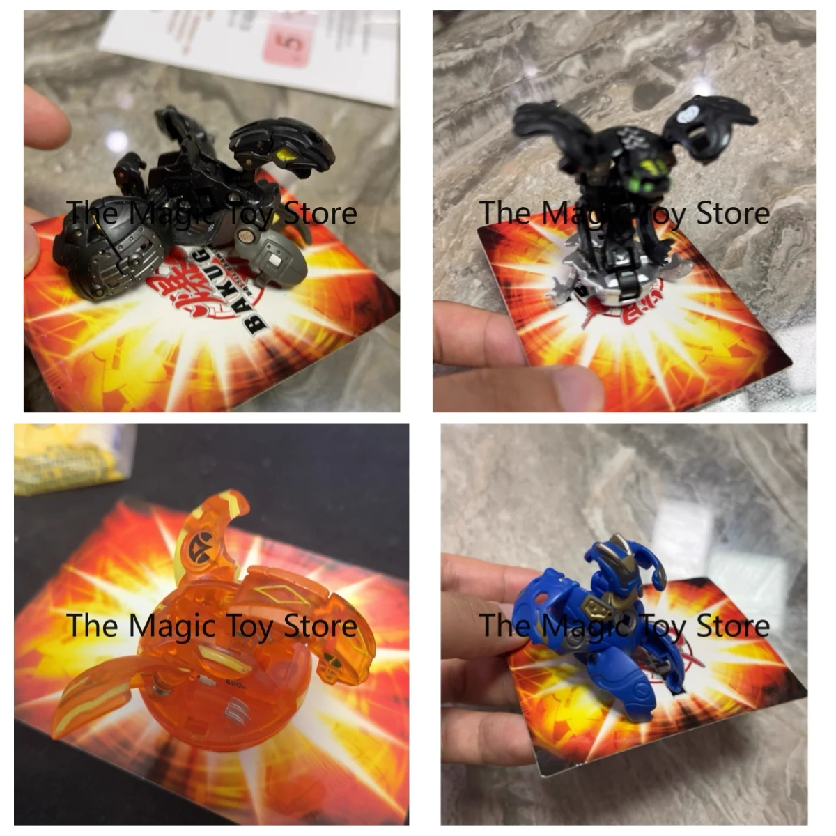 Фото Оригинальные фигурки Bakugan, Bakutech, Double-Sided Sea Monster и другие коллекционные экшн-фигурки №1