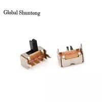 100pcs sk12d07vg3 sk12d07 vg23456 toggle switch 3pin 1p2t slide switch handle high 3mm 1p2t lever type switch ss12d07g5 3pin