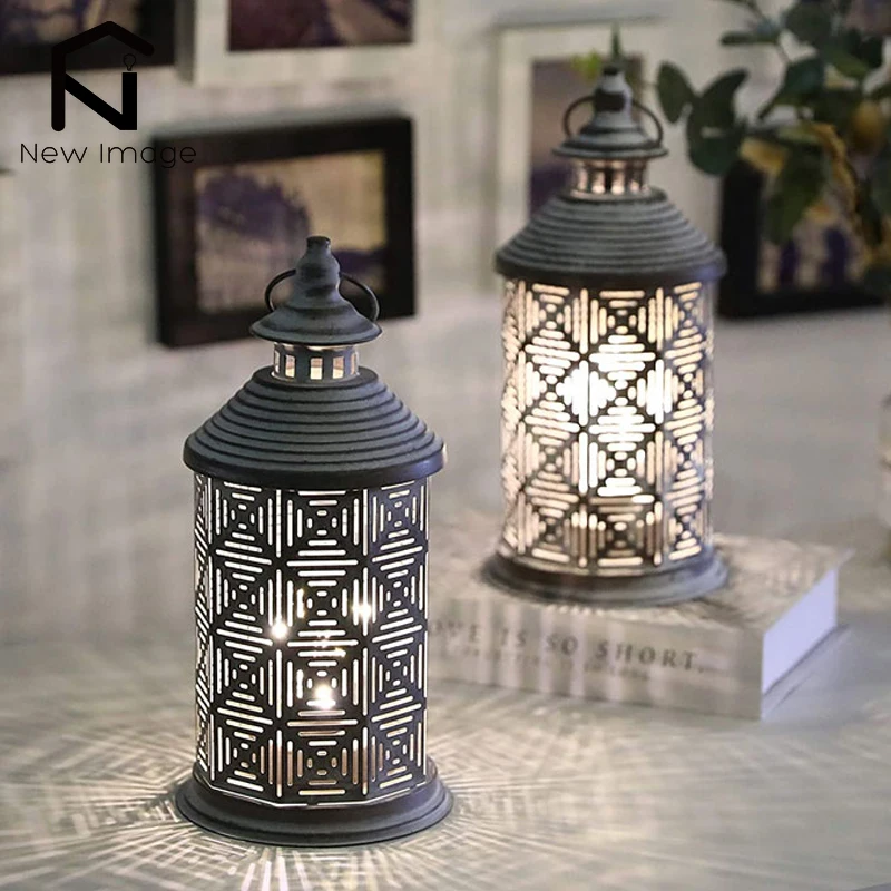 

2Pcs Hollow-out Metal Diamond Shaped Lamp Shade Retro Light Cover Lampshade for Table Lamp Standing Lamps Home Decor