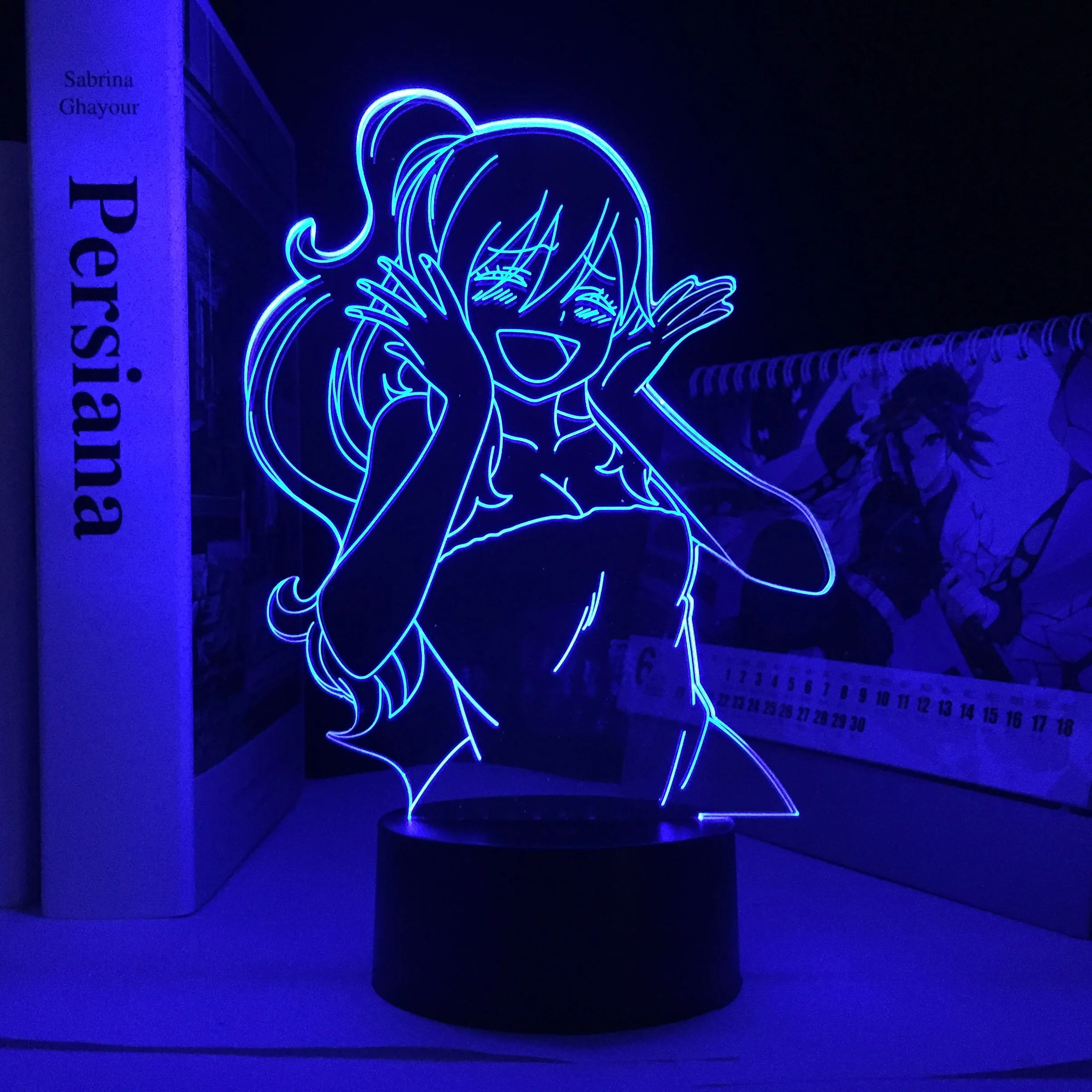 

Fairy Tail Anime 3D Light Juvia Lockser Figure for Bedroom Decor Night Light Room Decor Gift Manga Fairy Tail LED Lamp Dropship