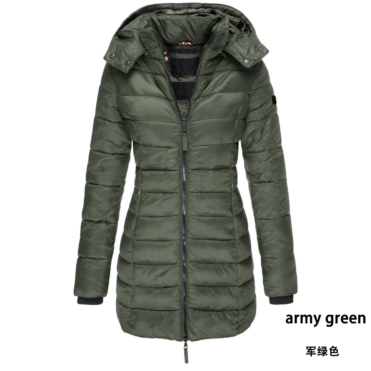 winter coat clothes women Jacket medium long hooded casual down cotton jacket women's quilted coat enlarge